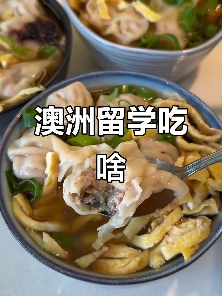 澳洲留学生活:皮蛋鲜肉馄饨大揭秘