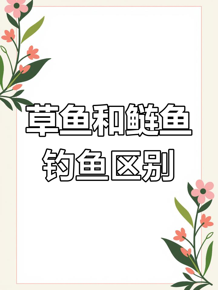 钓草鱼与鲢鱼的浮钓技巧差异