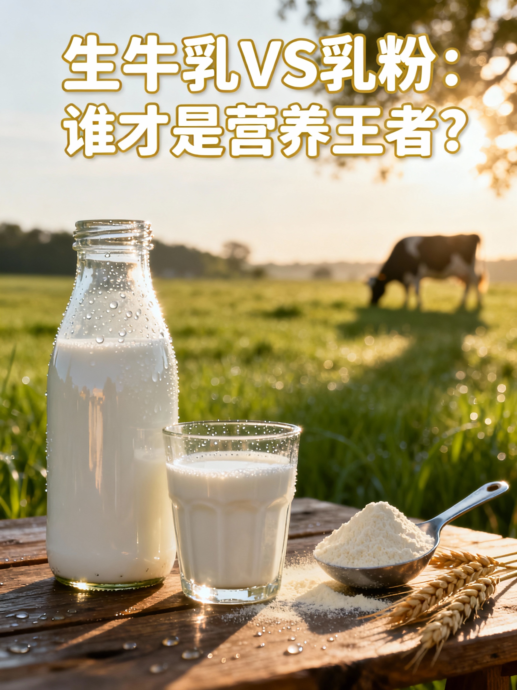生牛乳VS乳粉:谁才是营养王者?