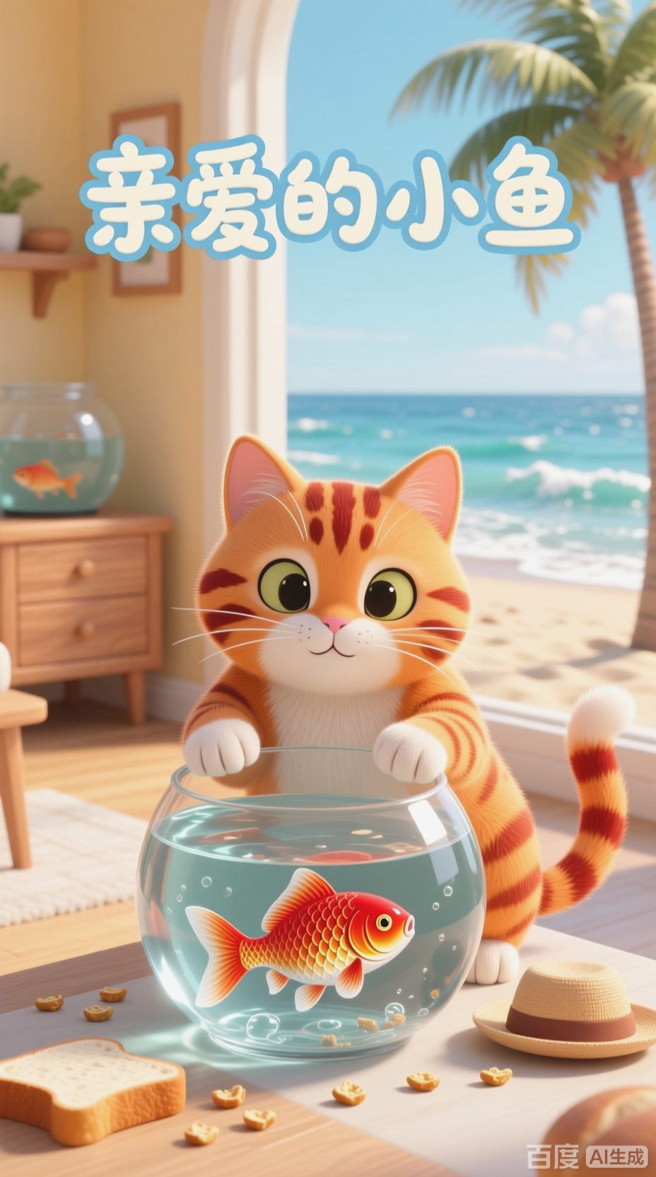 亲爱的小鱼，温暖相伴