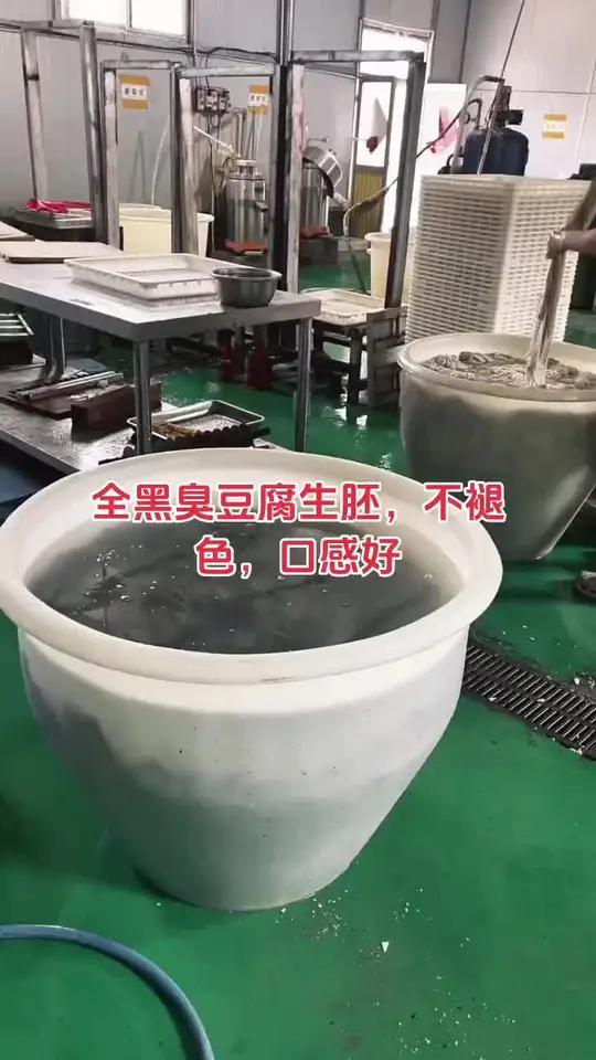 黑色臭豆腐生胚 豆腐