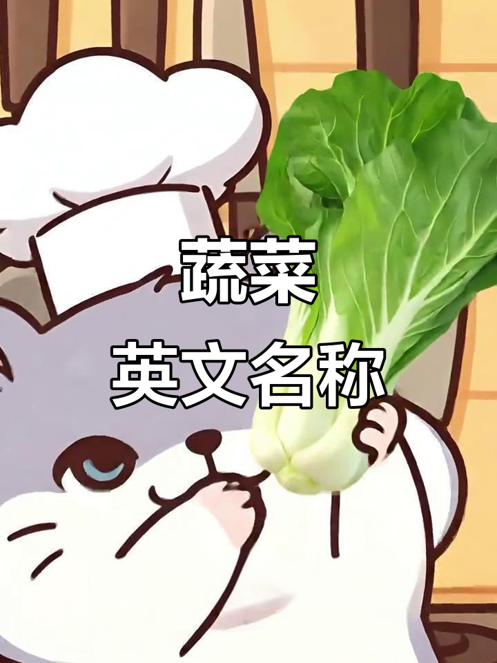 英语中,小青菜、白菜和鸡毛菜分别怎么称呼?