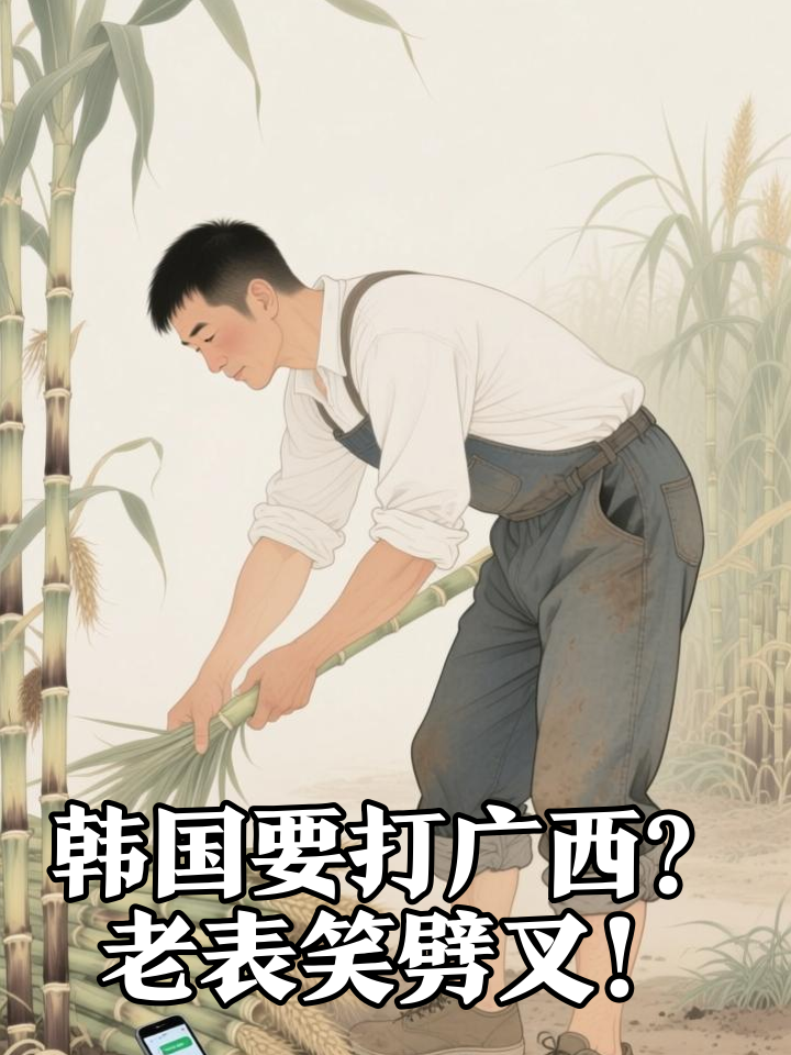 韩国网友嚷嚷从广西登陆，广西老表：来吃白粥啊！