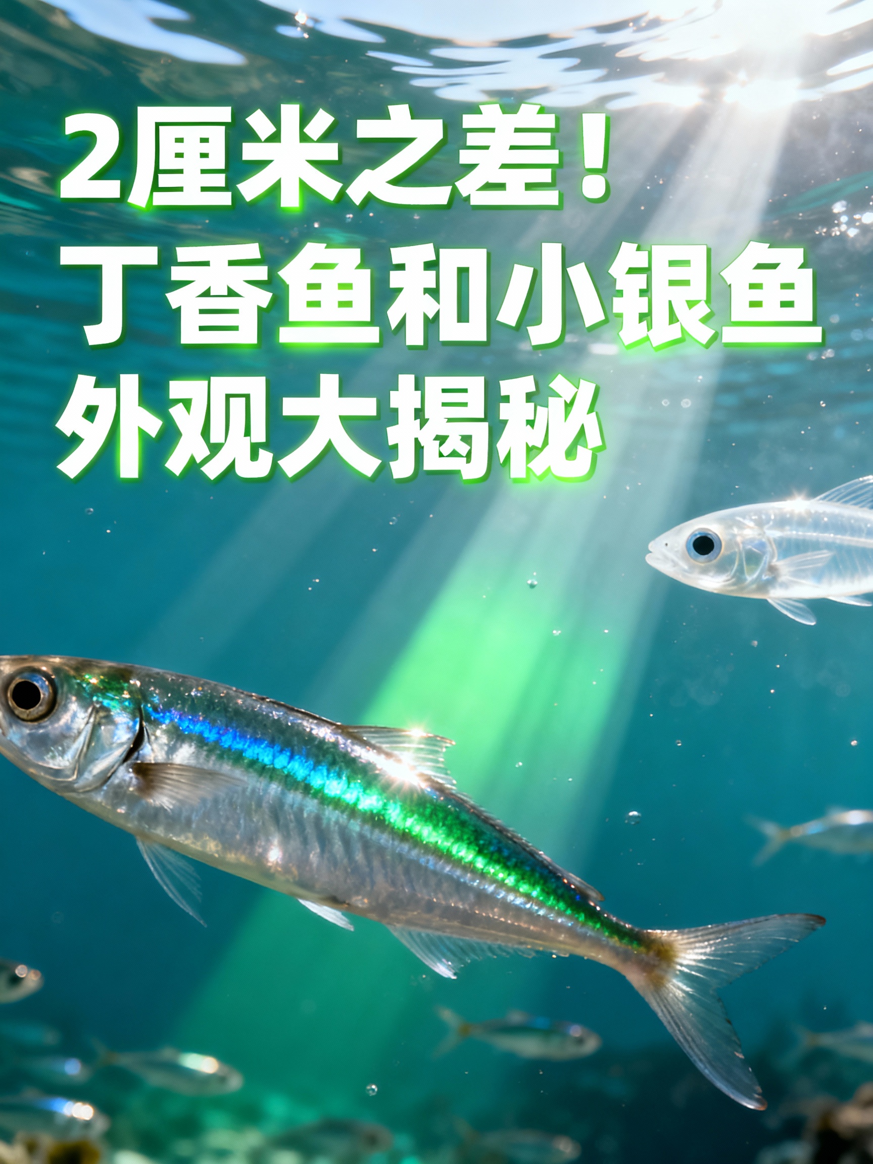 2厘米之差！丁香鱼和小银鱼外观大揭秘