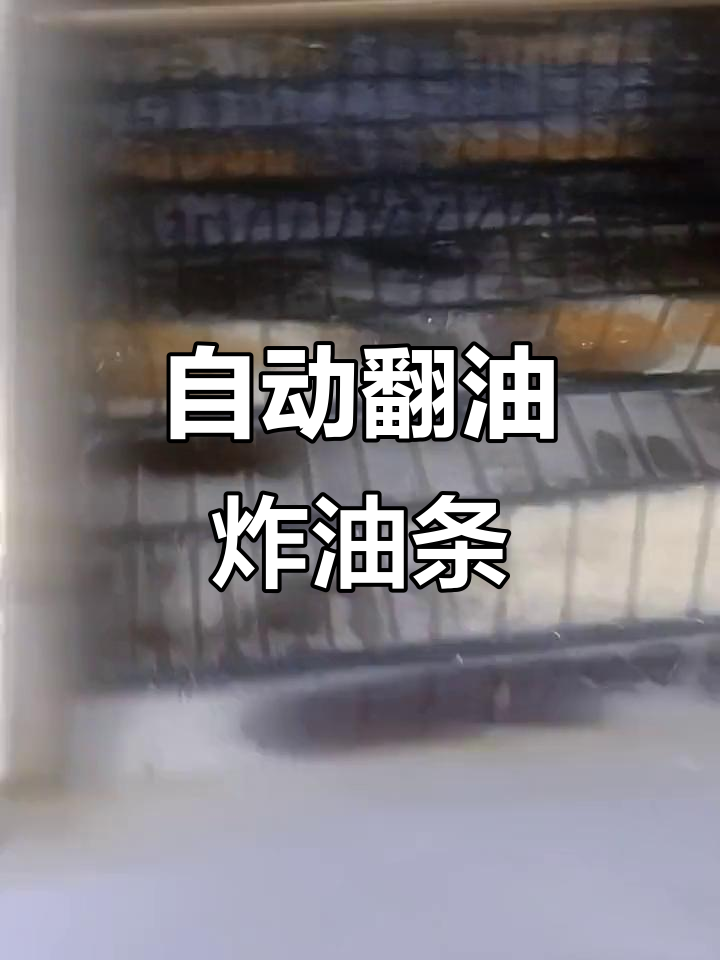 全自动炸油条机,翻转操作轻松搞定