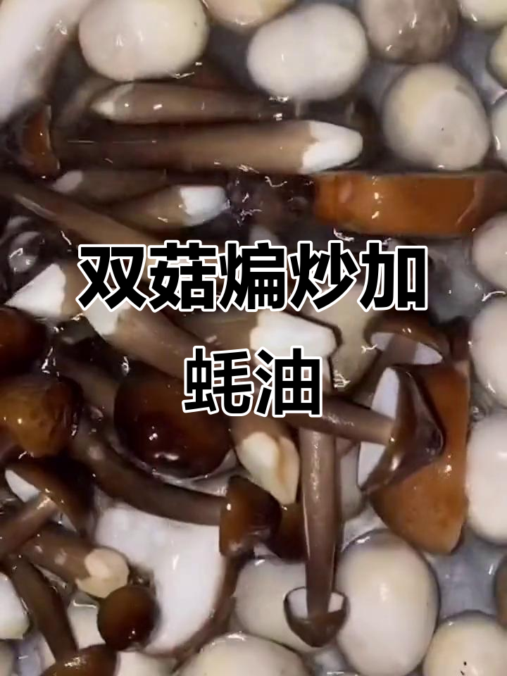蚝油双菇炒出美味,松茸香菇配青红椒