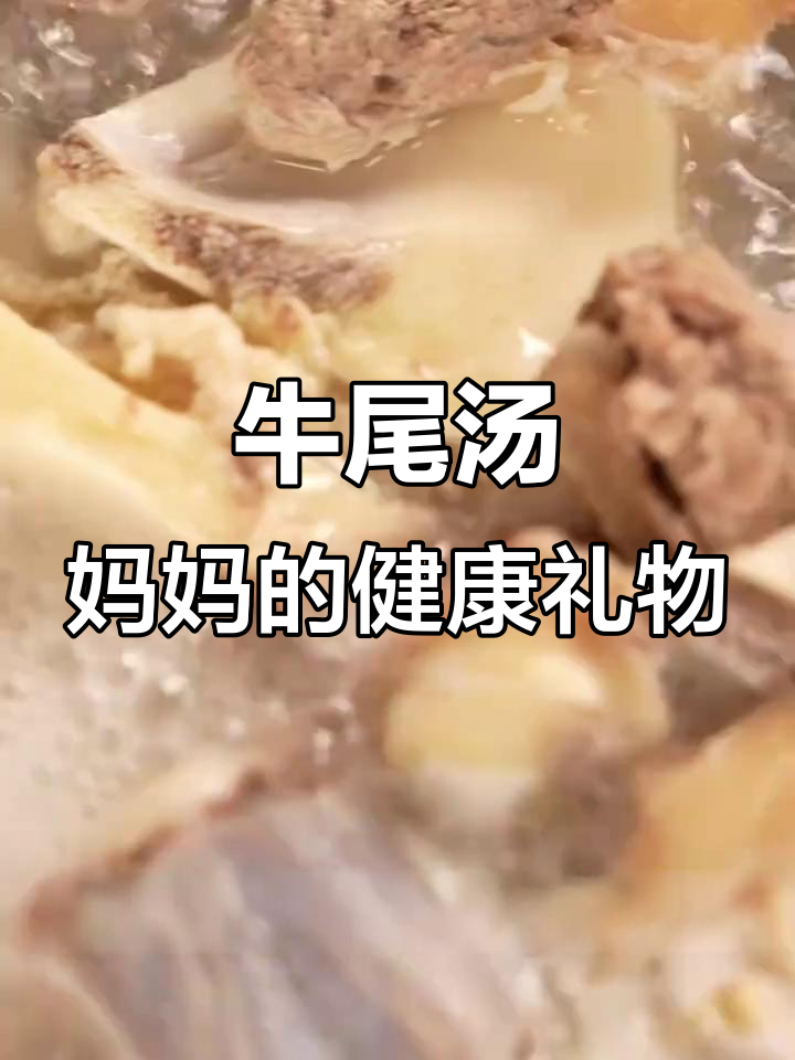 母亲节送妈妈一碗营养牛尾汤,滋补又美味