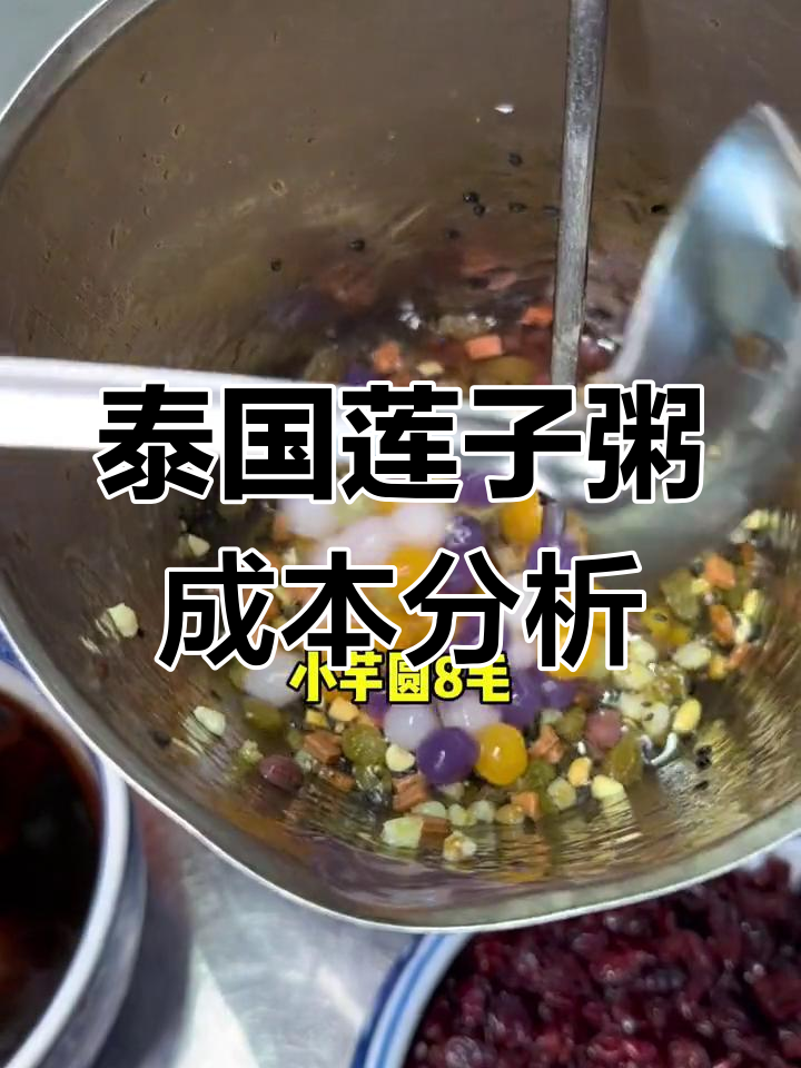 泰国莲子粥的成本揭秘:6元一杯能赚多少钱