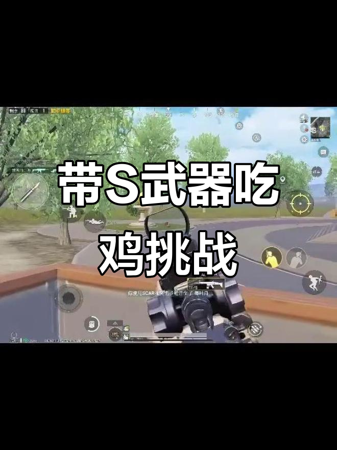 马丁挑战带S武器吃鸡,信号枪轻松到手