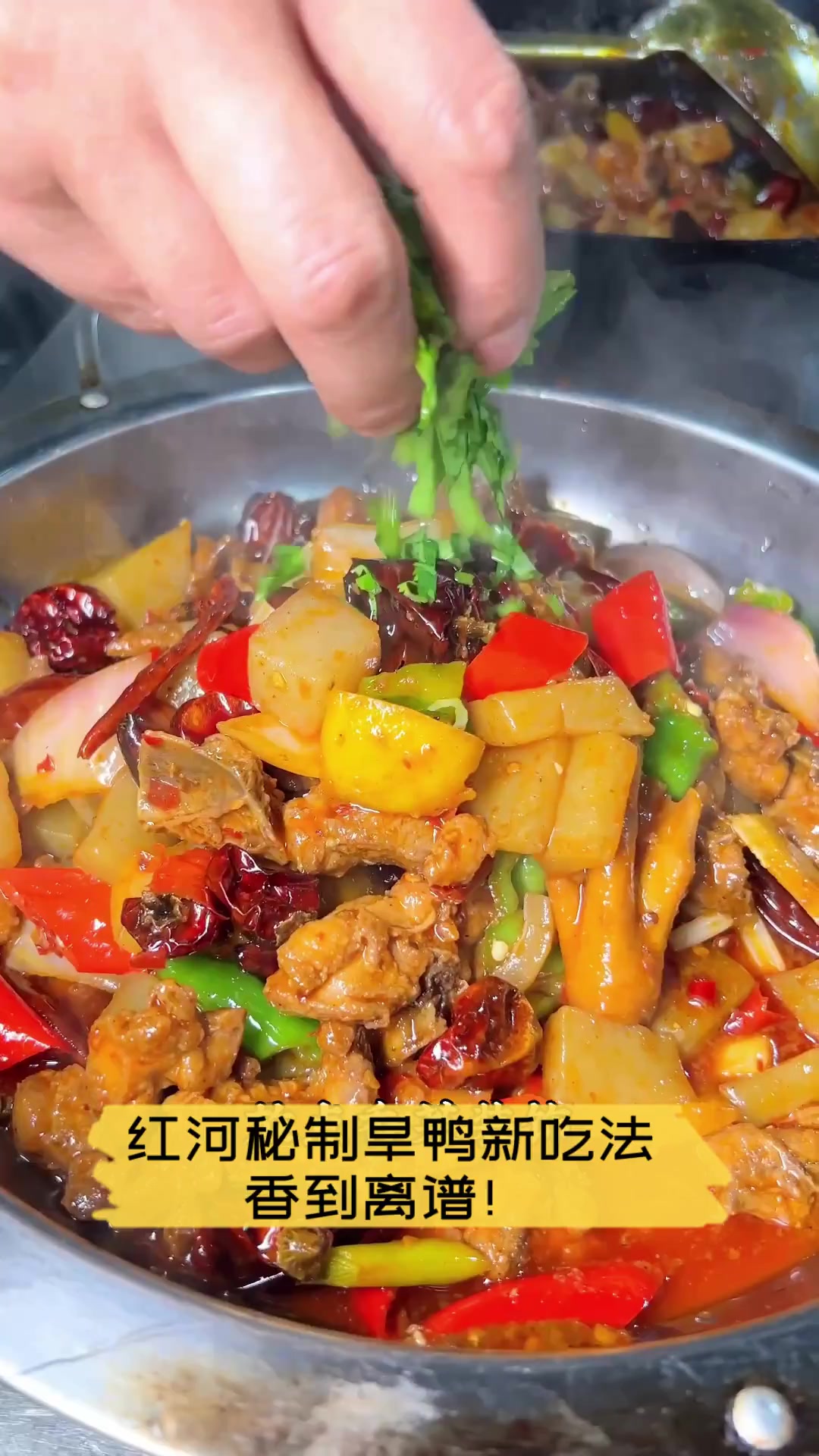 红河秘制旱鸭新吃法,香到离谱!