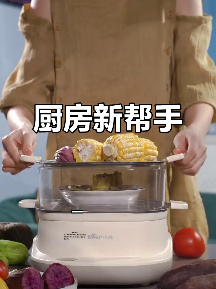 电蒸锅让厨房更简洁,妈妈做饭更轻松!
