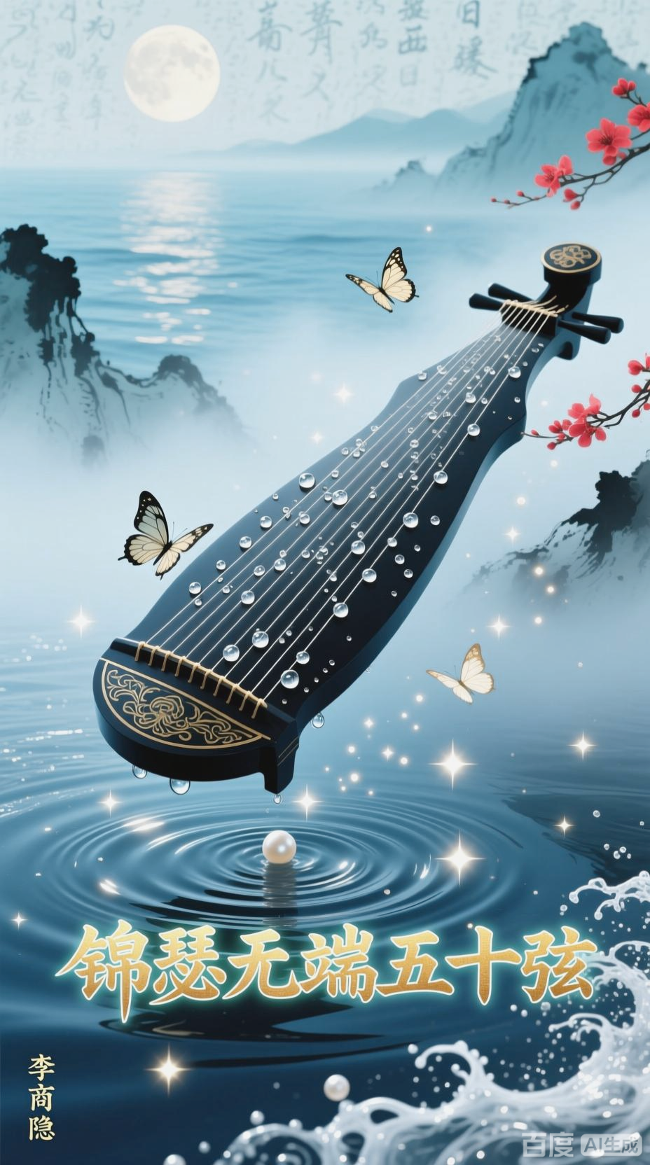 锦瑟无端五十弦,唯美诗词意境