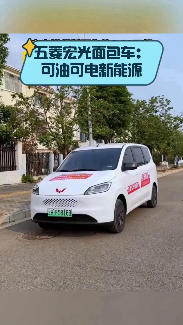 五菱宏光面包车:可油可电新能源
