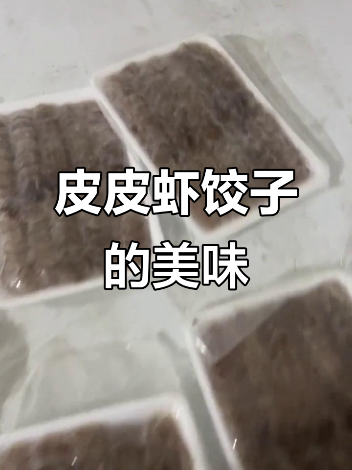皮皮虾肉包饺子,鲜美又实惠!