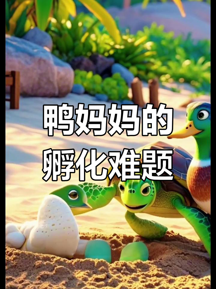 鸭妈妈孵蛋大作战,乌龟、犀鸟都来帮忙!