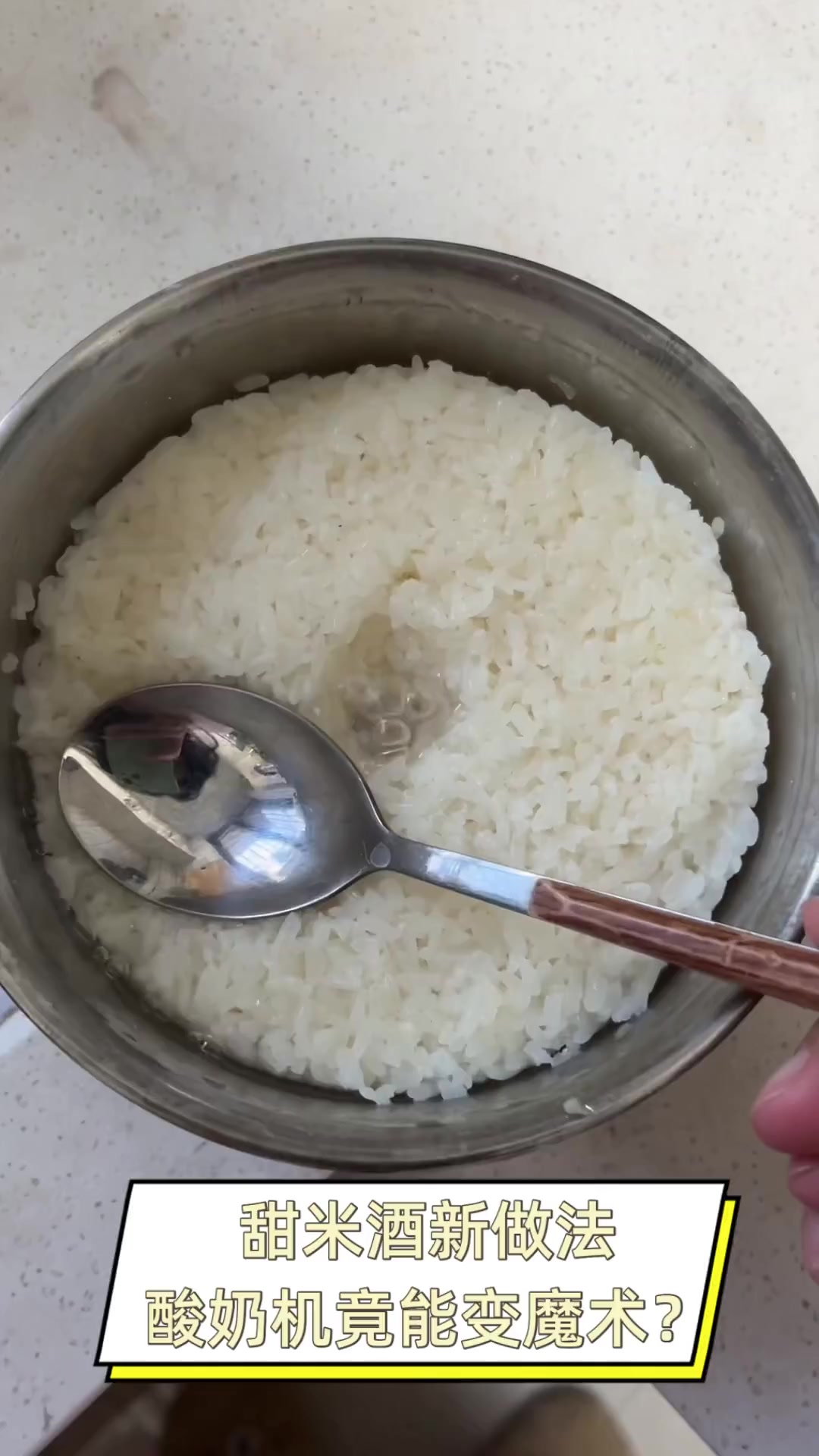 甜米酒新做法,酸奶机竟能变魔术?