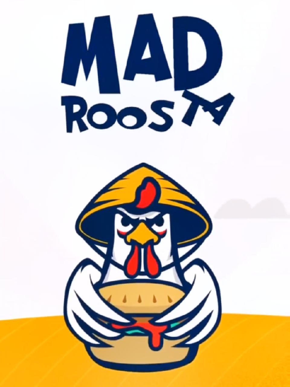爱吃汉堡的暴躁小公鸡。logo设计 餐饮logo设计 餐饮品牌设计 logo动画 餐饮全案