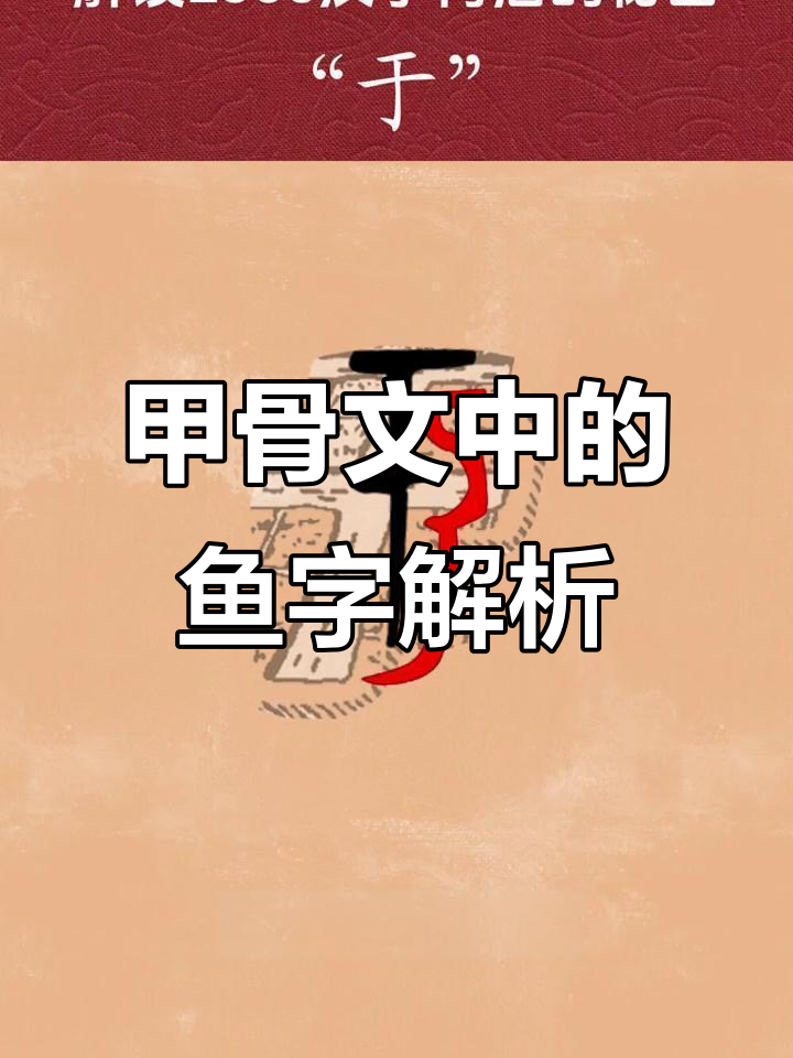 甲骨文的“鱼”字:从曲折到水道旁的秘密