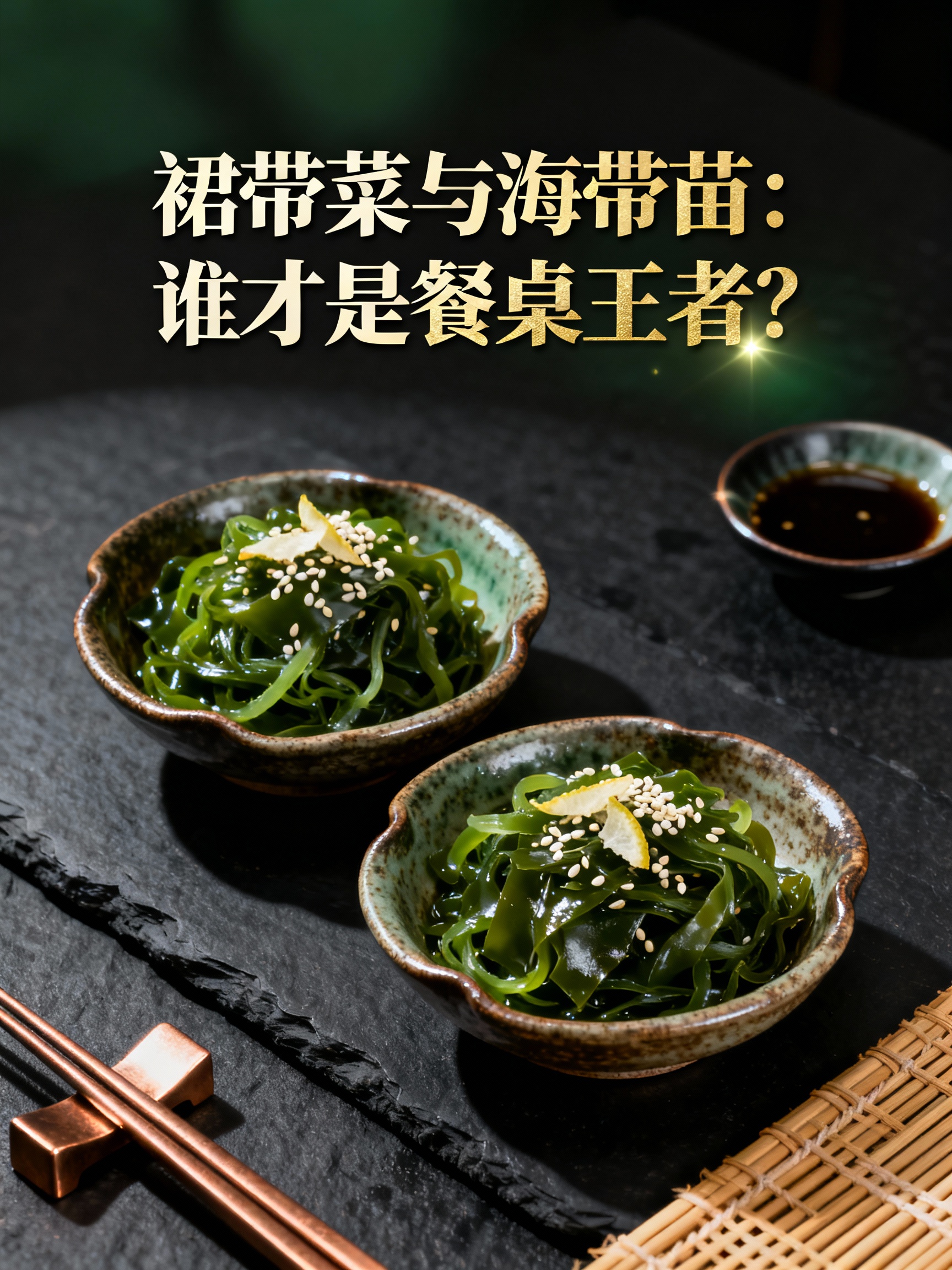 裙带菜与海带苗：谁才是餐桌王者？
