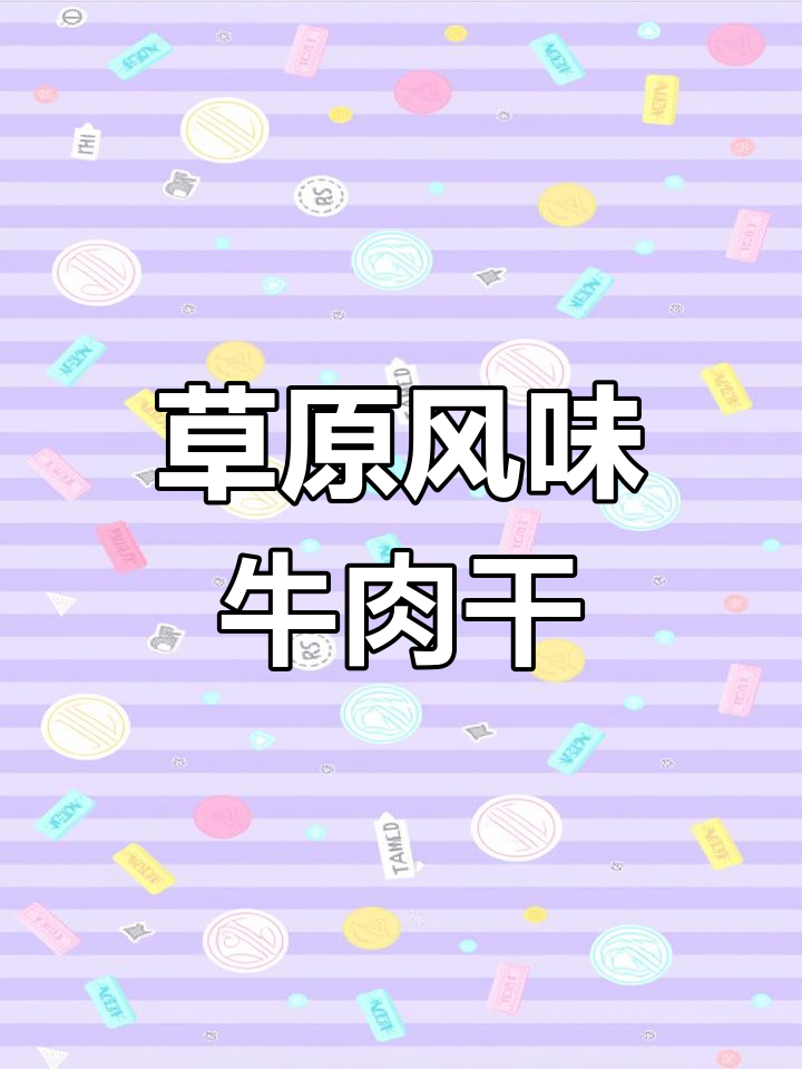 内蒙古草原牛肉干,外焦里嫩的完美口感!