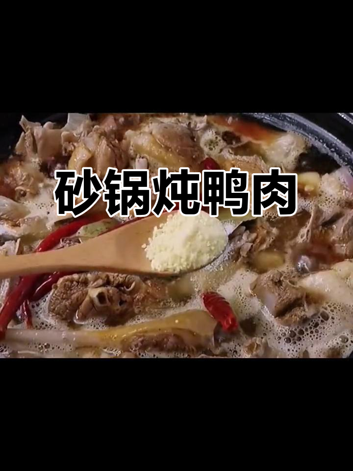 鸭肉新做法，砂锅炖出美味佳肴
