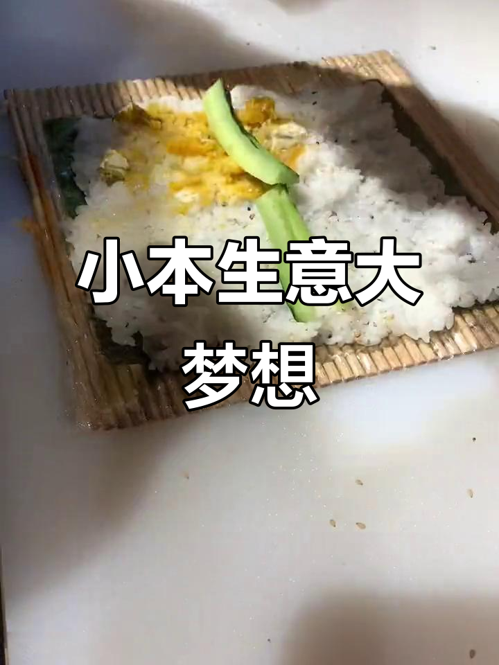 德州寿司饭团,夜市摆摊创业记