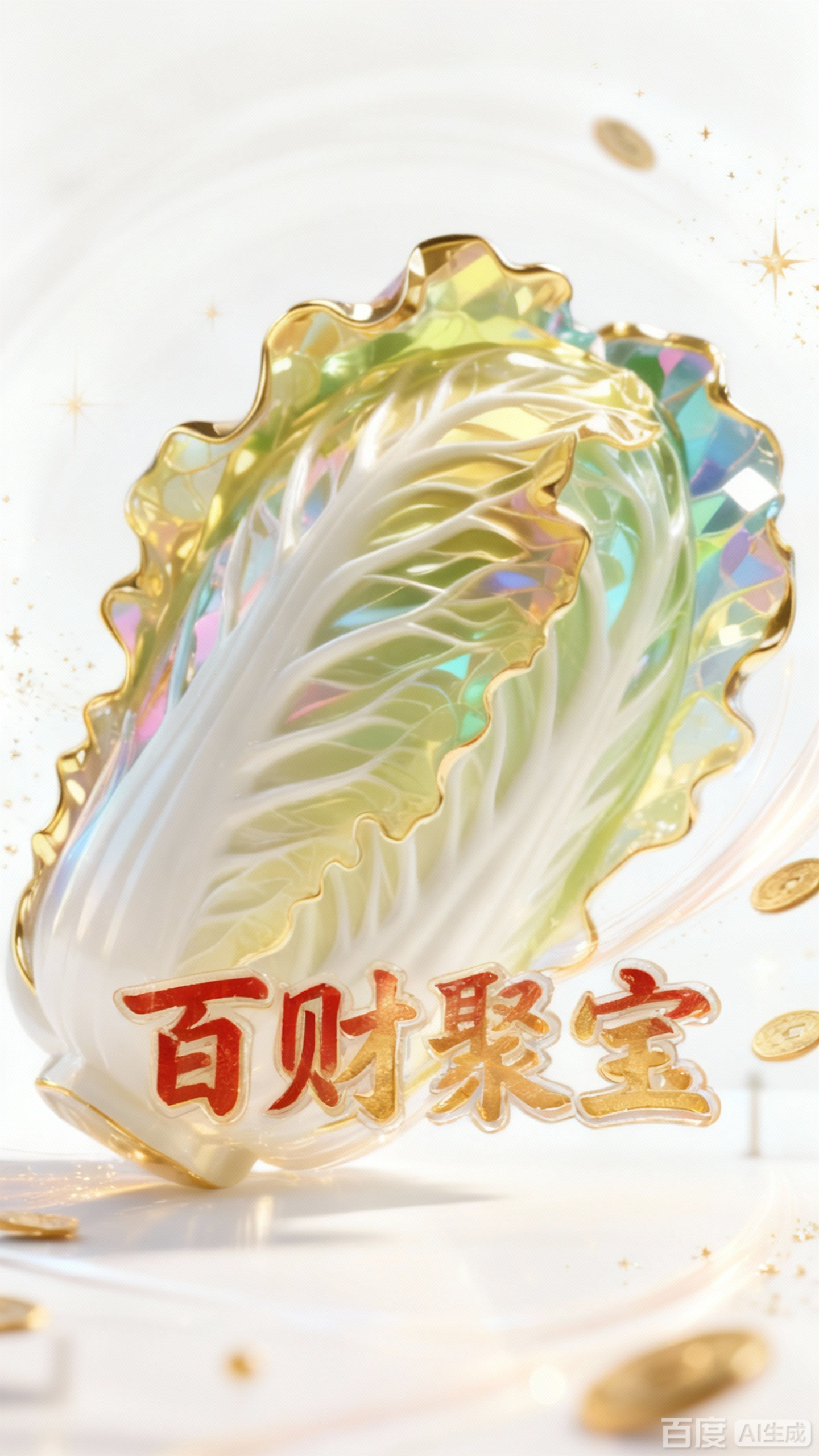 百财纳福,吉祥如意