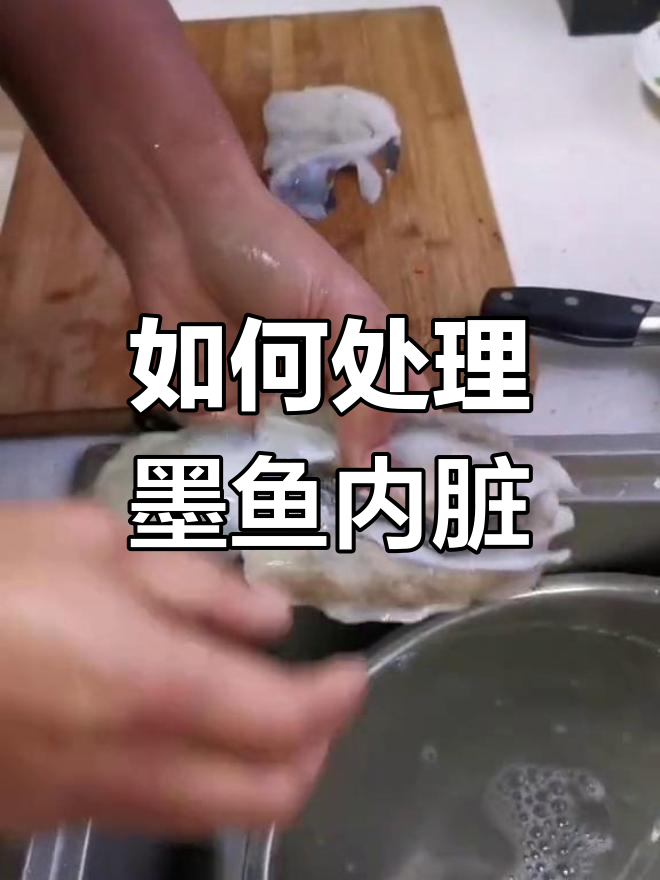 墨鱼内脏清理全攻略