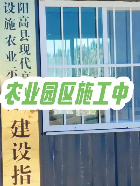 山西阳高现代农业产业园正在建设施工中 温室大棚 日光温室 冬暖大棚 温室大棚