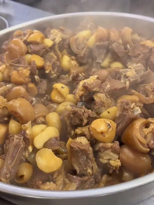 广式羊肉煲！QQ弹弹的带皮羊肉，喜欢吗 寻味烟火气