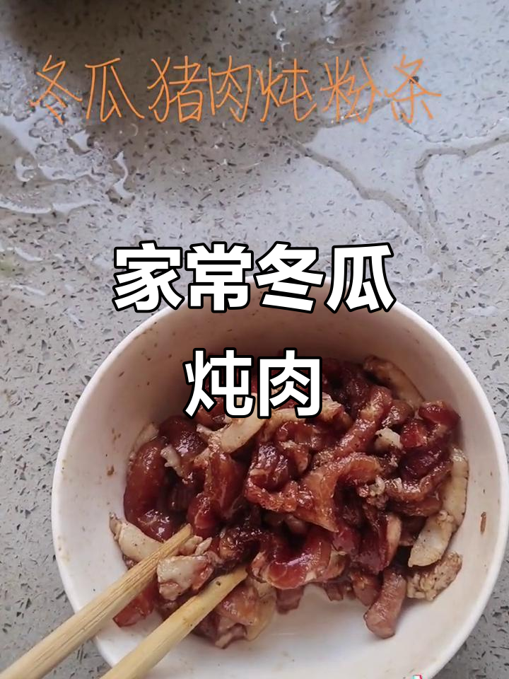 冬瓜炖猪肉粉条,家常美味做法大揭秘