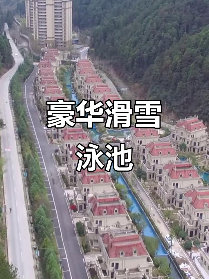 文成天鹅堡，欧式别墅与泳池完美结合，尽显奢华