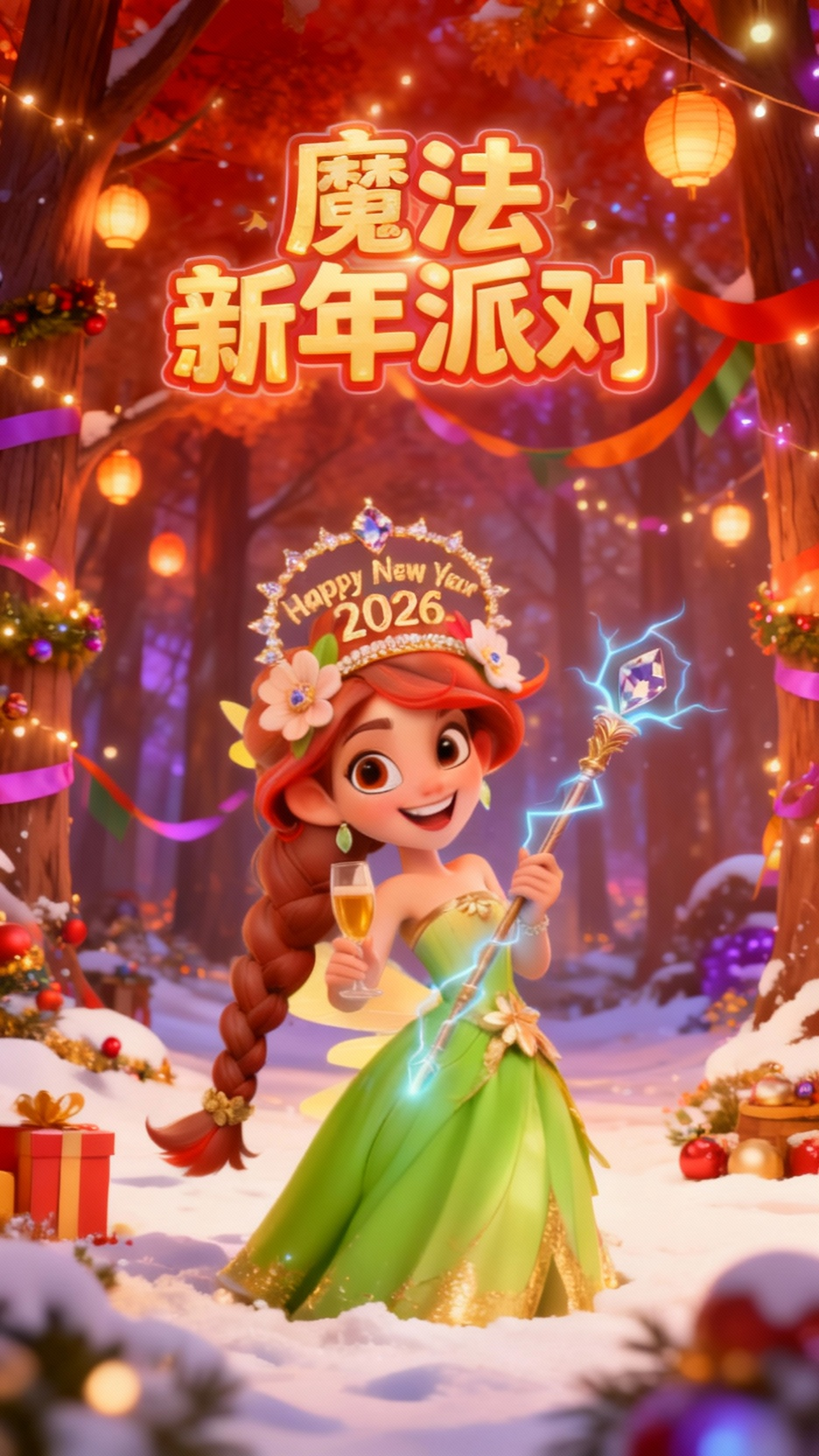 魔法小精灵公主的新年派对