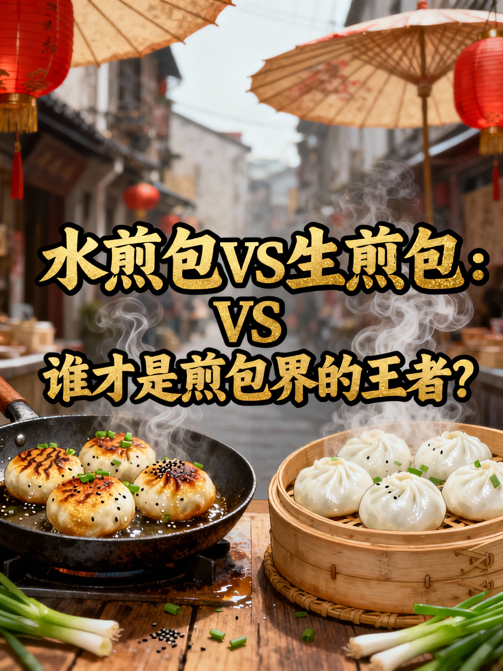 水煎包VS生煎包:谁才是煎包界的王者?