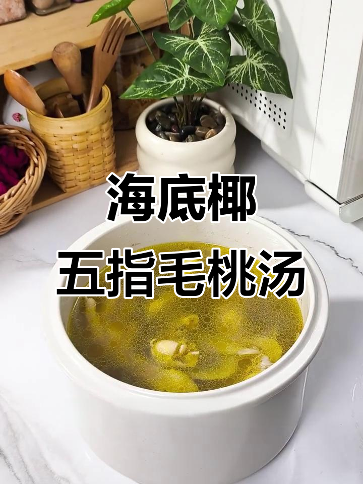 秋季润肺必喝!海底椰五指毛桃炖鸡汤,滋阴清燥热