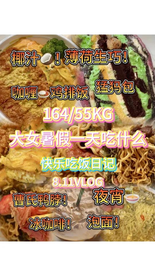 鸡排咖喱饭生巧薄荷猛犸包|8.11VLOG