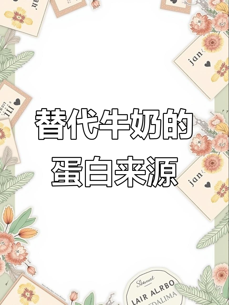 牛奶过敏?这些食物能帮你补充蛋白质!