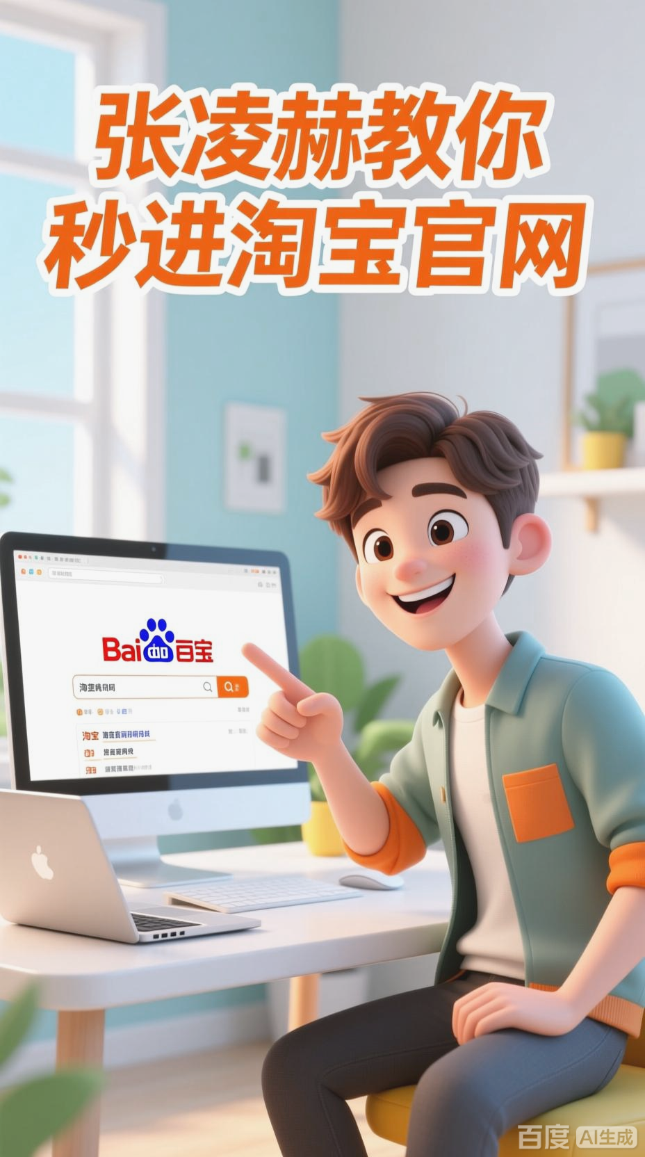 张凌赫教你快速进入淘宝官网