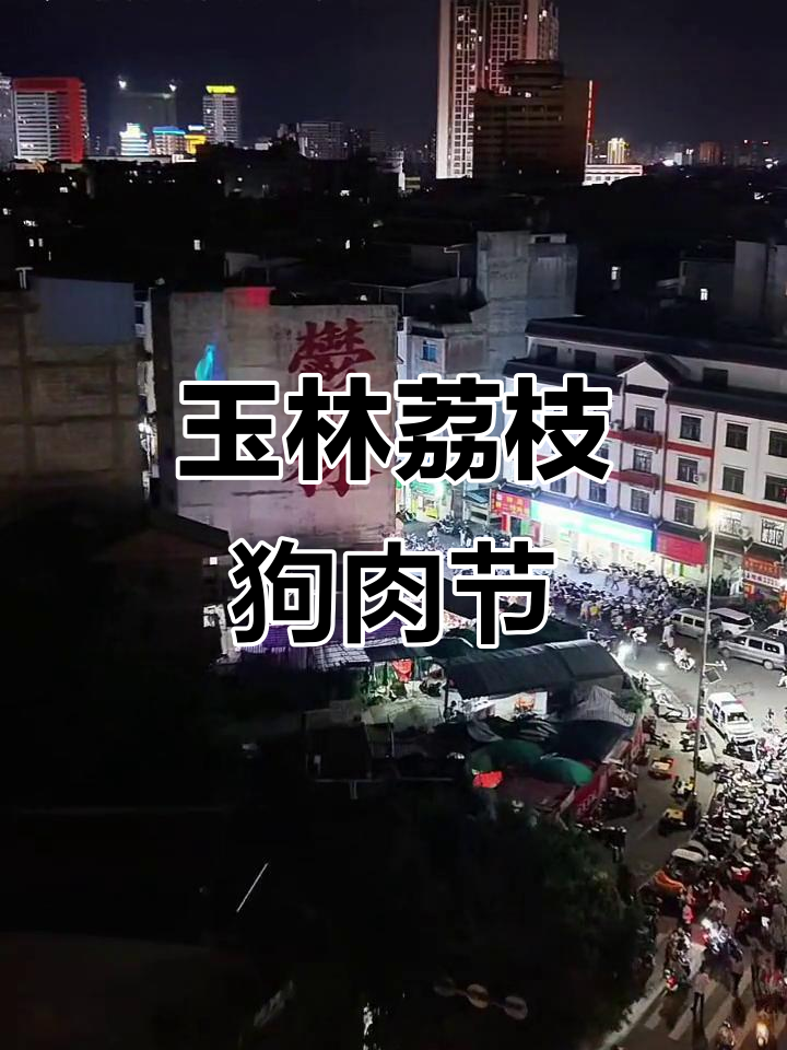 广西玉林夏至狗肉节，荔枝与狗肉的完美搭配