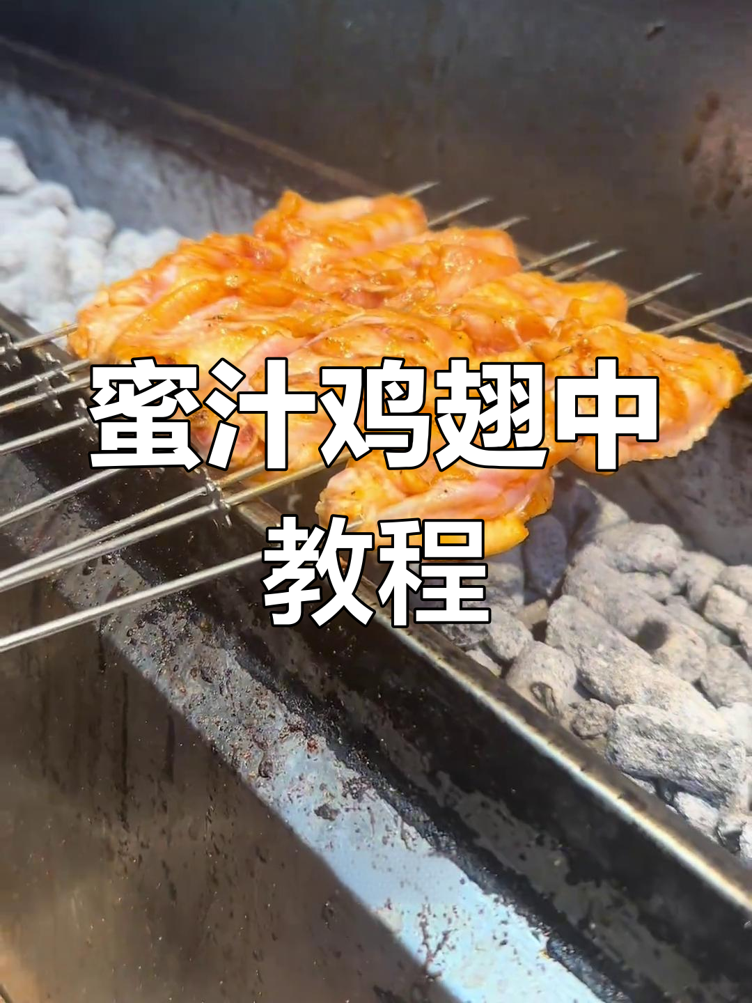 秘汁鸡翅中,炭火烤制技巧大揭秘