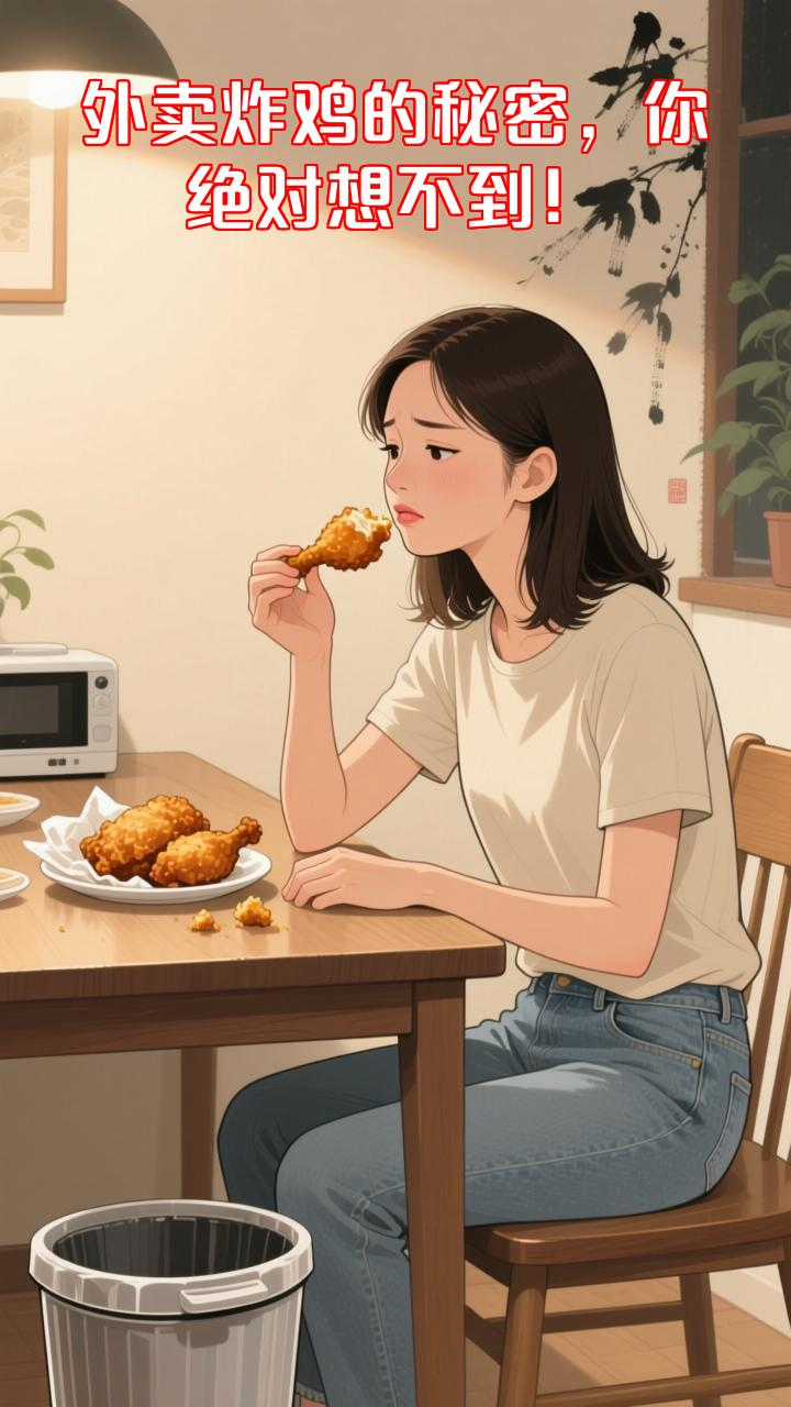 点外卖炸鸡总踩雷?她发现真相后惊呆了!
