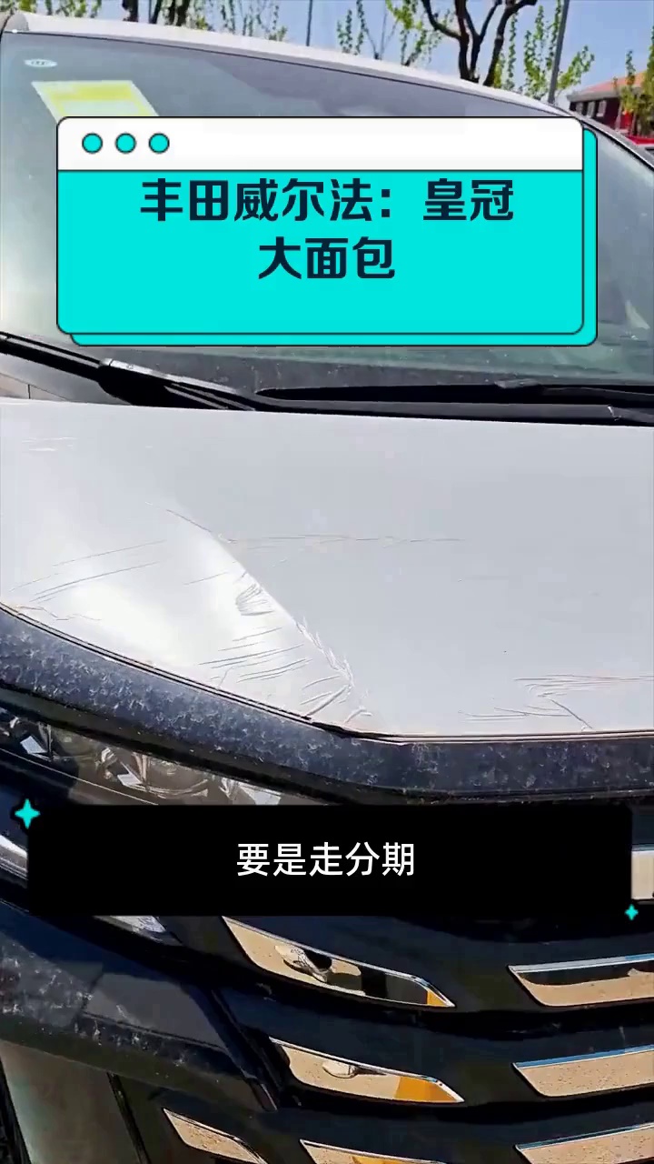 丰田威尔法:皇冠大面包