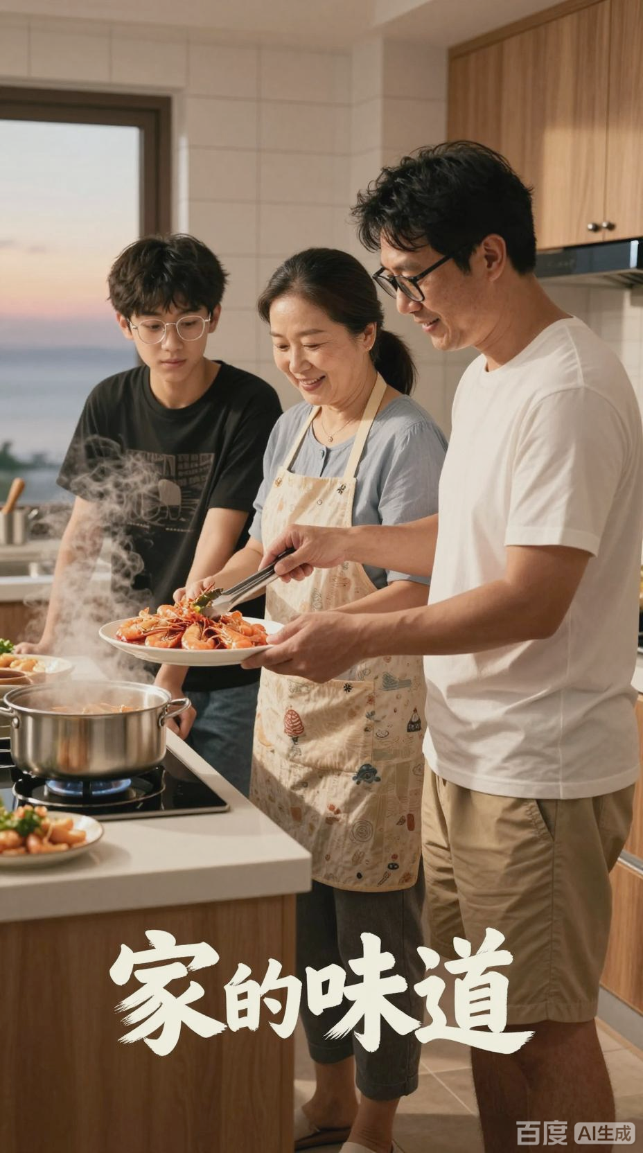 湛江家庭丰盛晚餐，原汁原味的美味