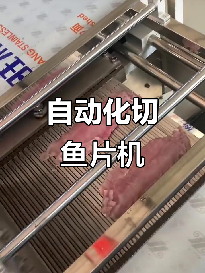 自动切鱼片机轻松搞定黑鱼片,斜切片教程大揭秘