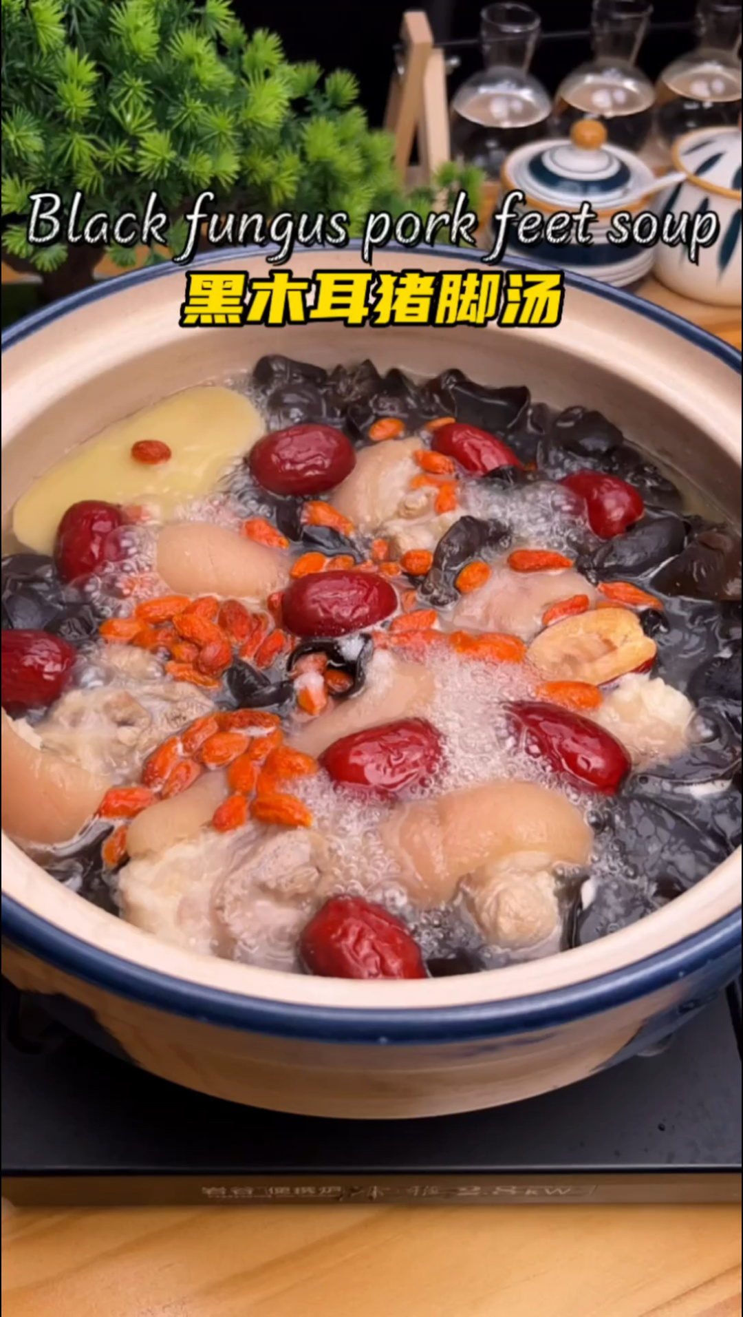 黑木耳猪脚汤