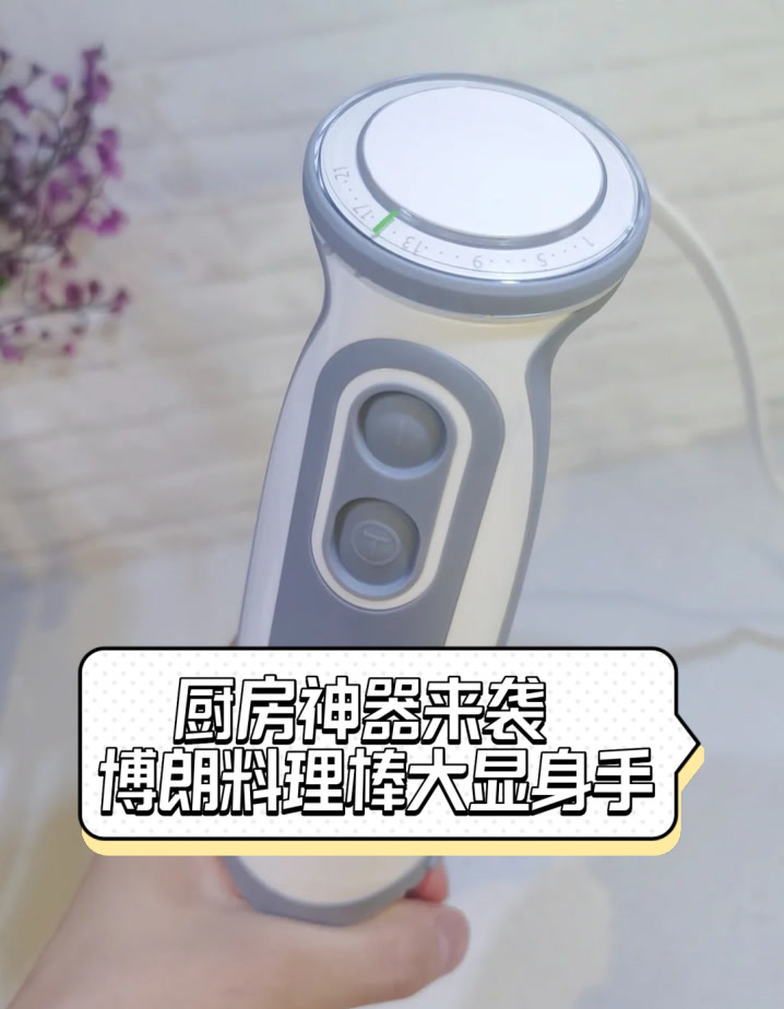 厨房神器来袭，博朗料理棒大显身手