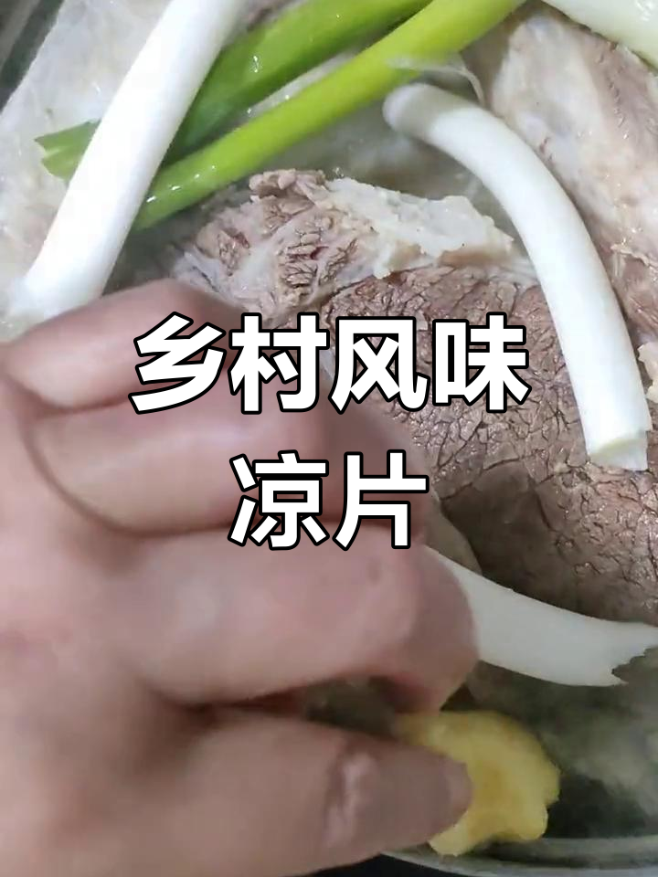 新鲜牛肉凉片,家常做法营养美味