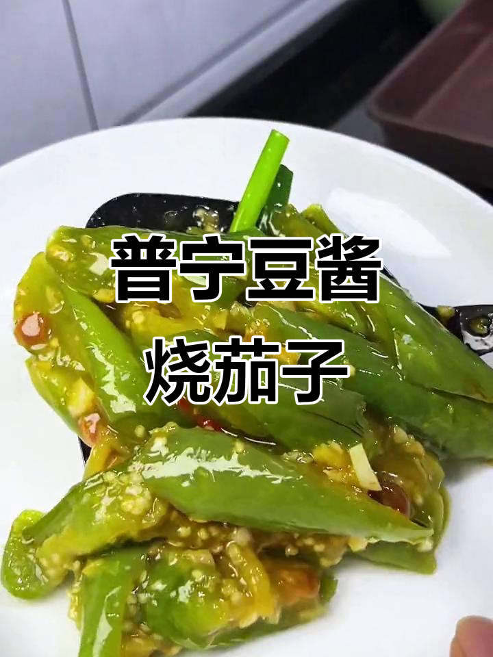 潮汕普宁豆酱焖茄子,家常下饭神器!