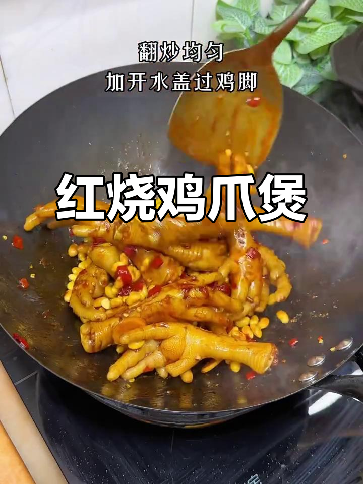 砂锅红烧鸡脚,软烂入味,女儿吃得停不下来