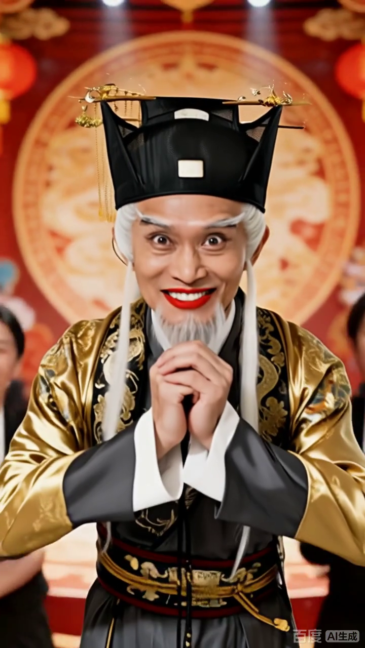 古装大叔笑出表情包